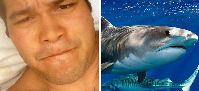 <b>...</b> arpón hawaiano quien fue víctima del brtual ataque de un <b>tiburón tigre</b>. - John-Braxton-ataque-tiburon-tigre-Hawaii
